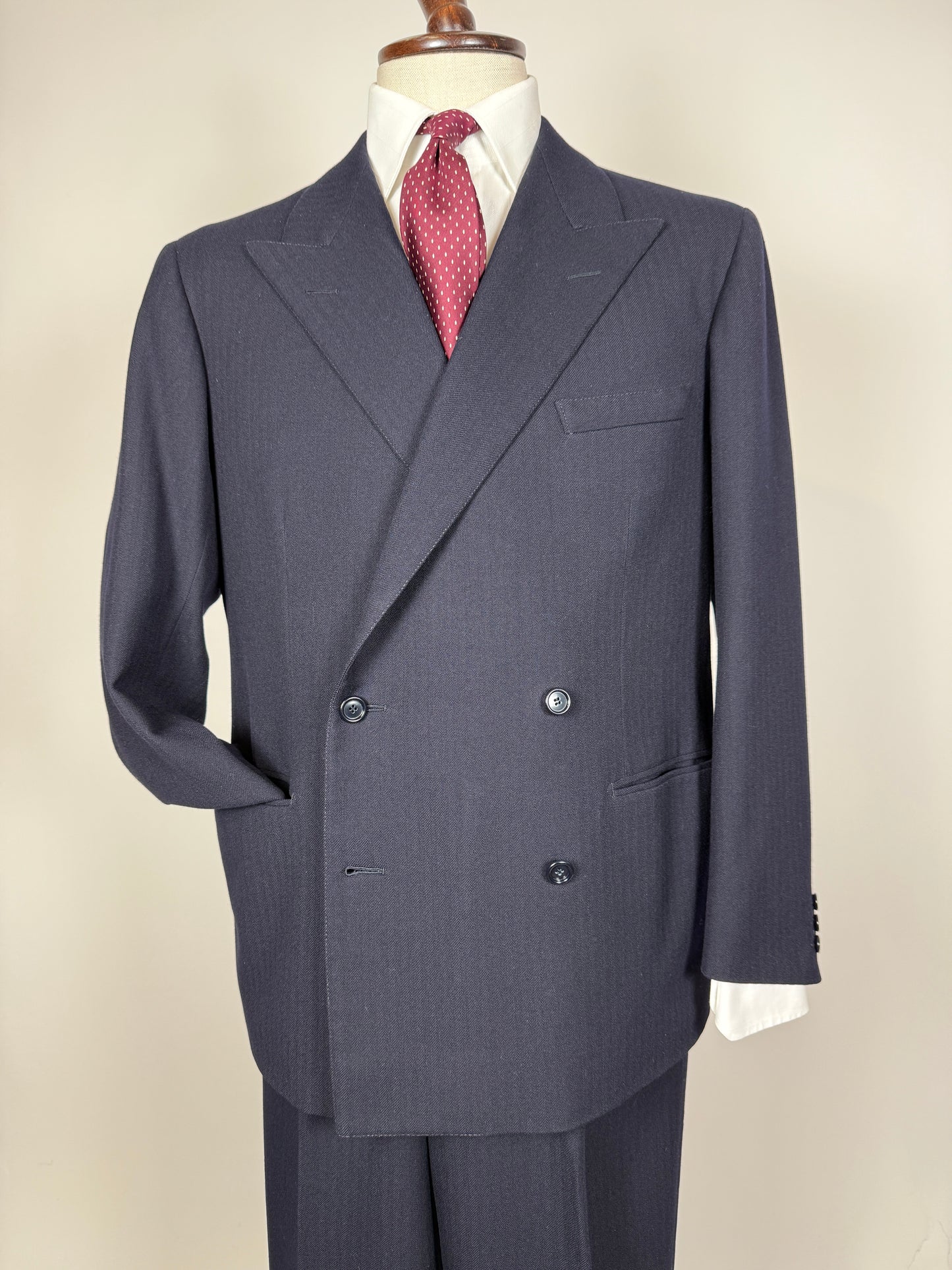 Completo sartoriale anni ‘50 doppiopetto - tg. 50/52