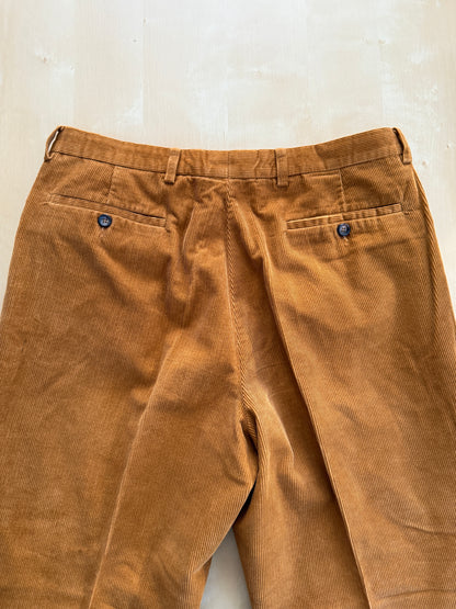 Pantaloni velluto a coste color ruggine - tg. 48