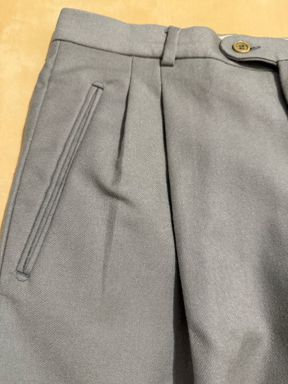 Pantalone in flanella anni ‘80 verde-grigio (NOS) - tg. 48