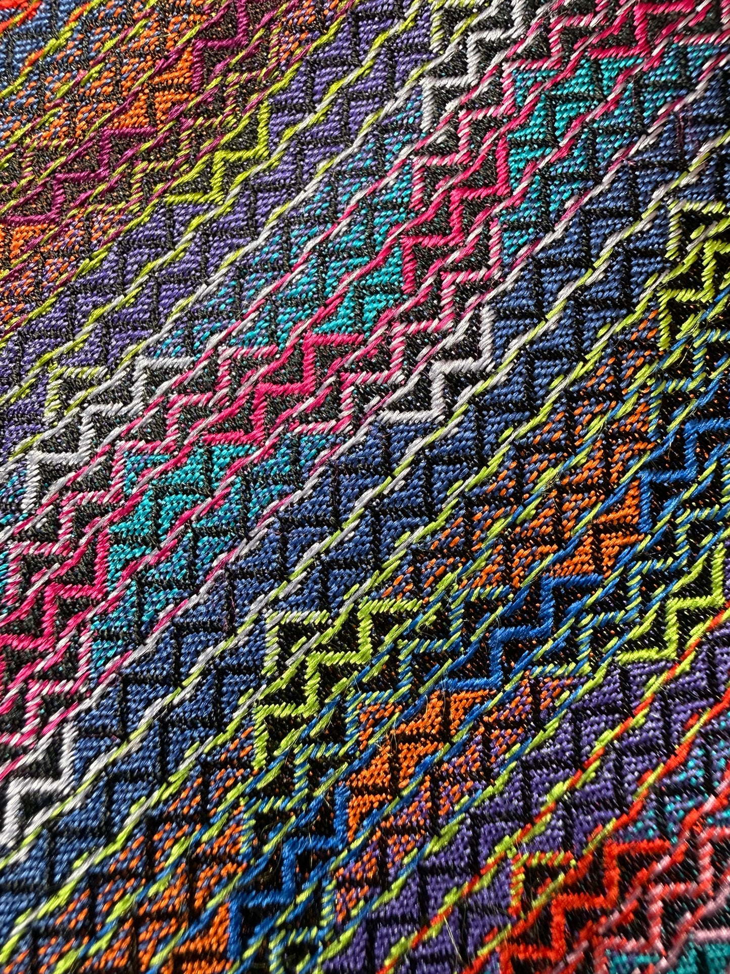 Cravatta Missoni zigzag multicolore jacquard
