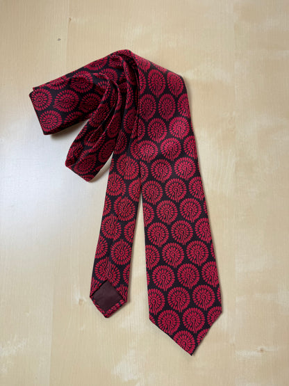Cravatta Prochownick vintage rosoni
