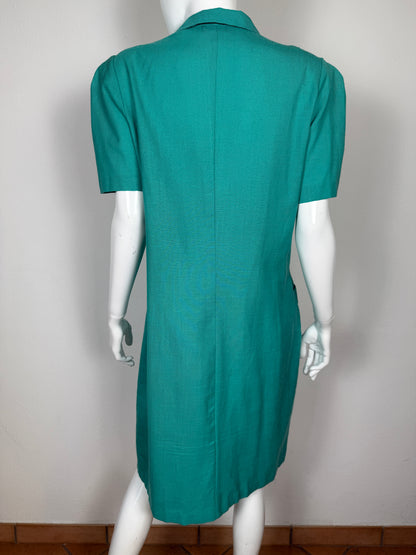 Abito blazer americano anni ‘70/‘80 verde acqua - tg. S/M