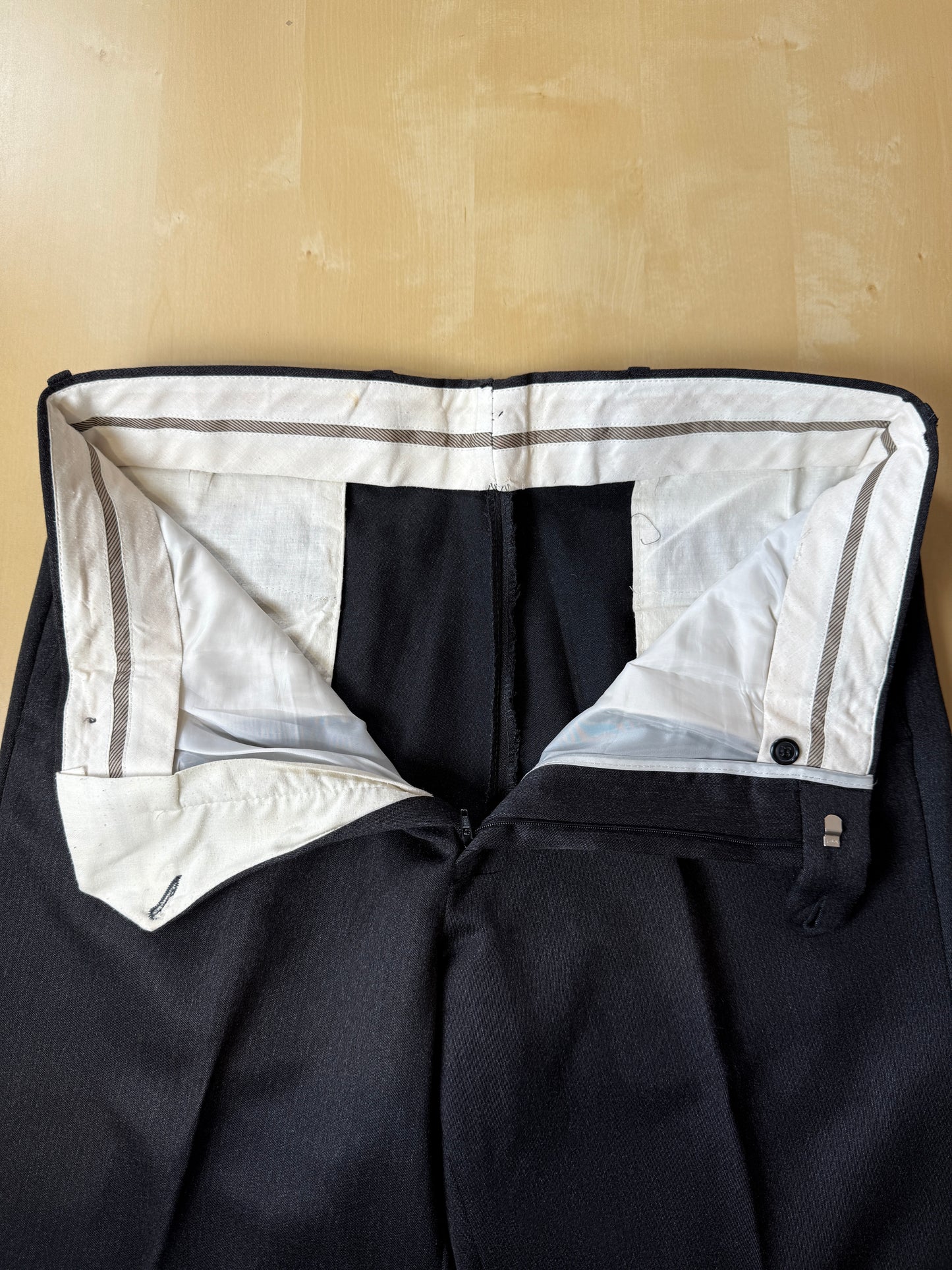 Pantaloni flanella pettinata grigio antracite - tg. 52