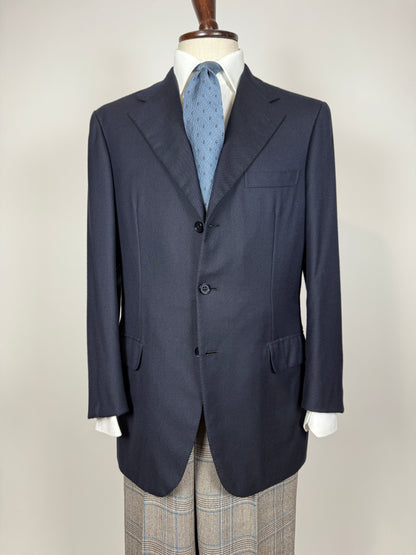 Giacca Brioni flanella lana e cashmere blu - tg. 50