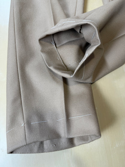 Pantalone sartoriale in cavalry twill anni ‘70 (nuovo) - tg. 56