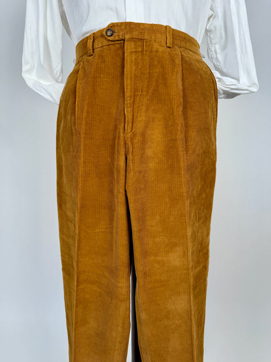 Pantaloni velluto a coste color ruggine - tg. 48