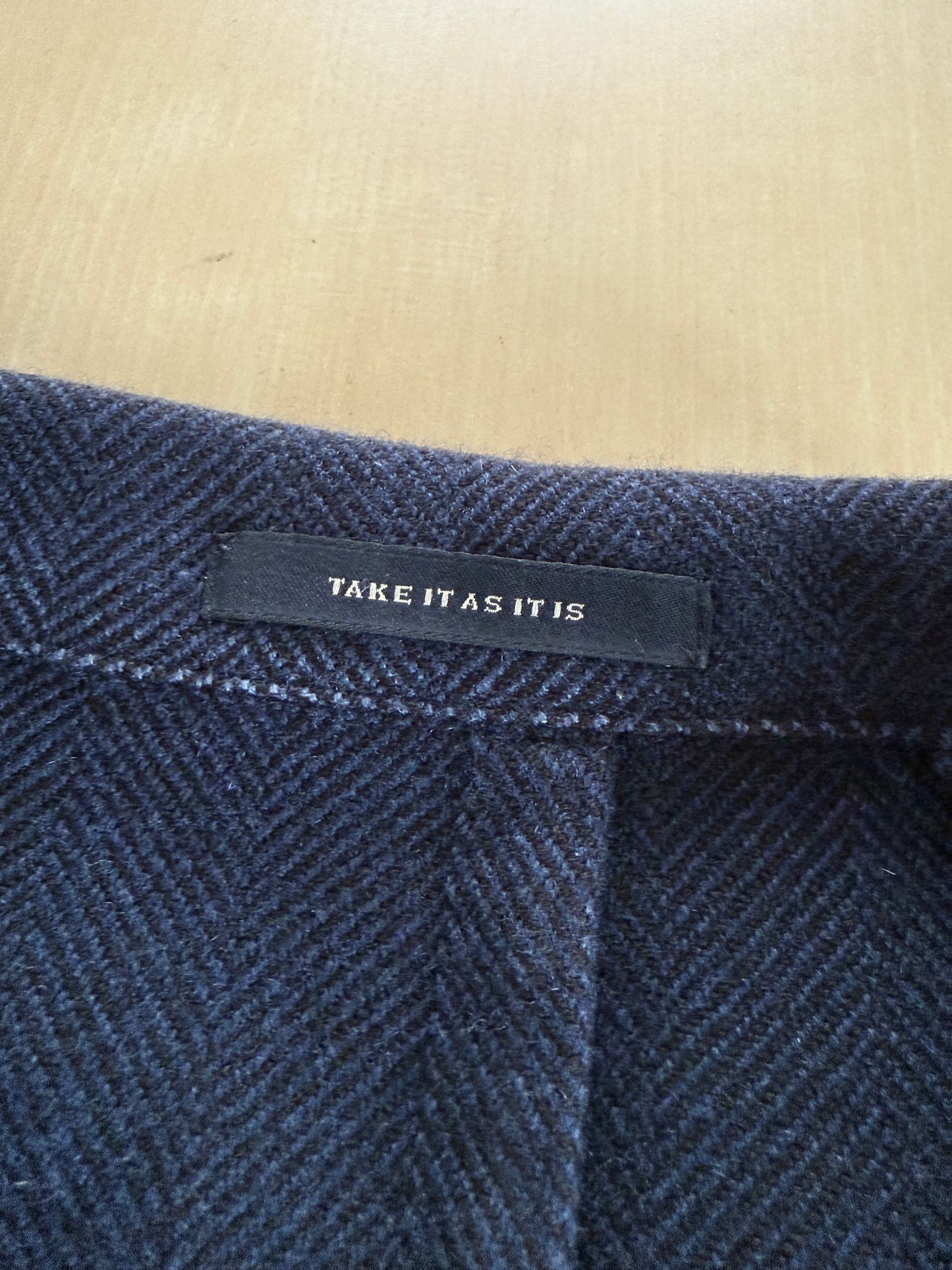 Blazer destrutturato Boglioli K. Jacket in puro cashmere blu spigato - tg. 54