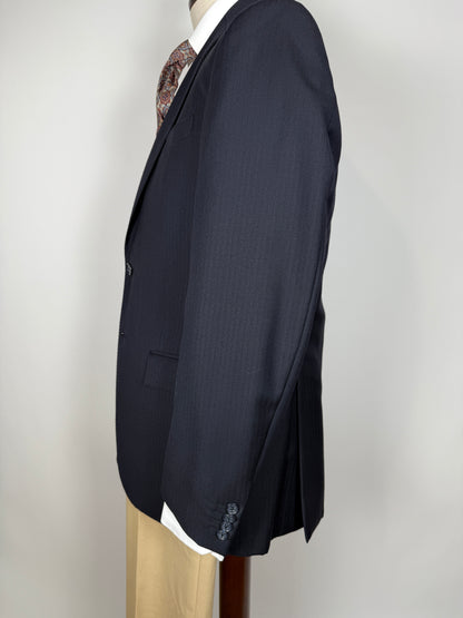 Giacca + panciotto Corneliani lana pettinata blu - tg. 50