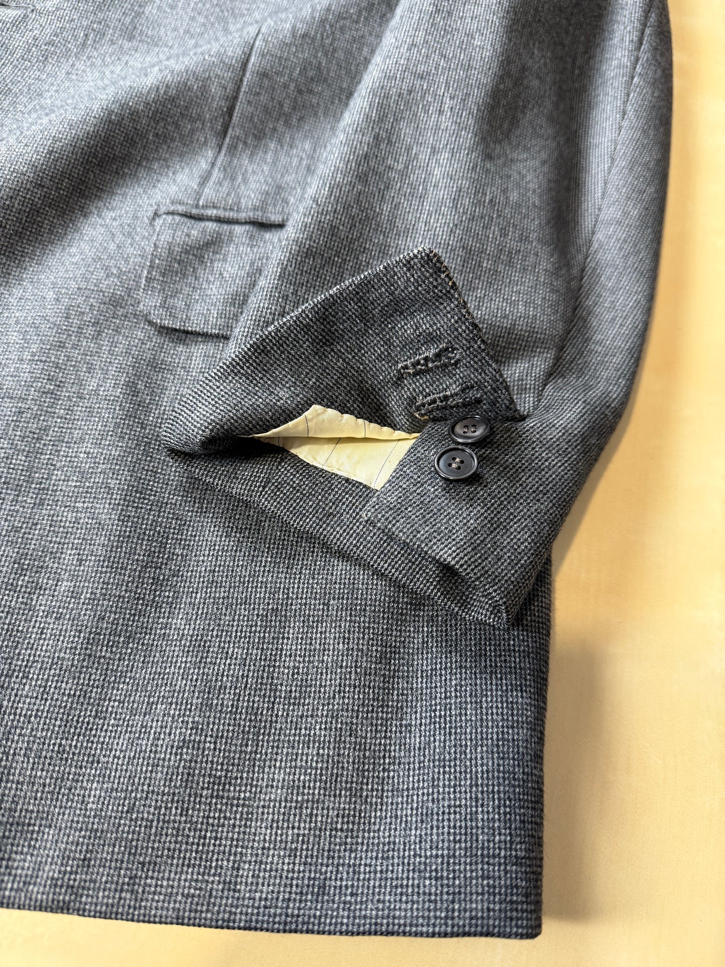 Completo sartoriale flanella grigia anni ‘60/‘70 - tg. 50