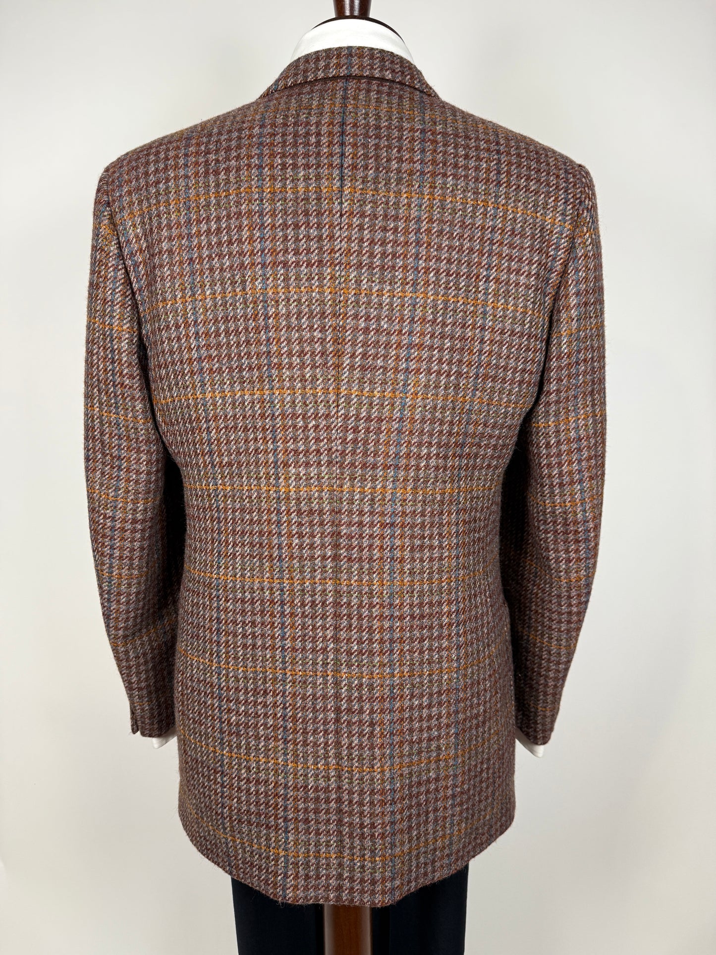 Giacca anni ‘80 in Harris Tweed shepherd’s check - tg. 48