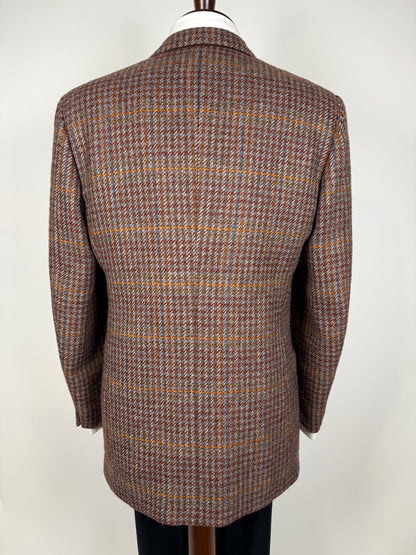Giacca anni ‘80 in Harris Tweed shepherd’s check - tg. 48
