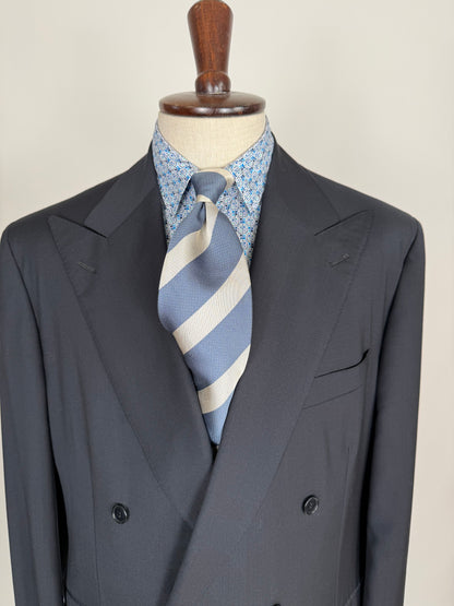 Giacca doppiopetto Cantarelli MTM fresco lana blu - tg. 56