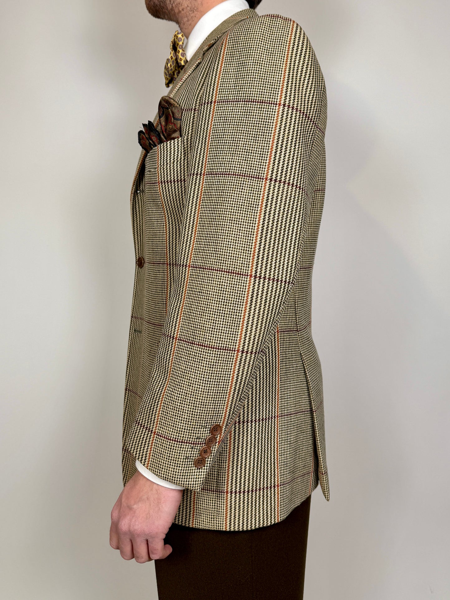 Giacca Caruso in Yorkshire tweed a quadri - tg. 52/54