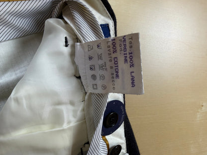 Pantaloni flanella grigio antracite anni '90 - tg. 50
