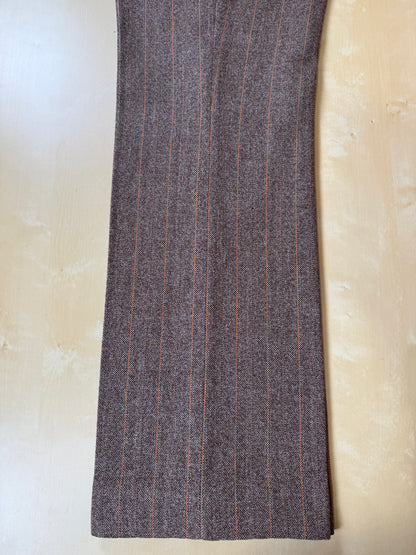 Completo anni ‘70 tweed marrone - tg. 50