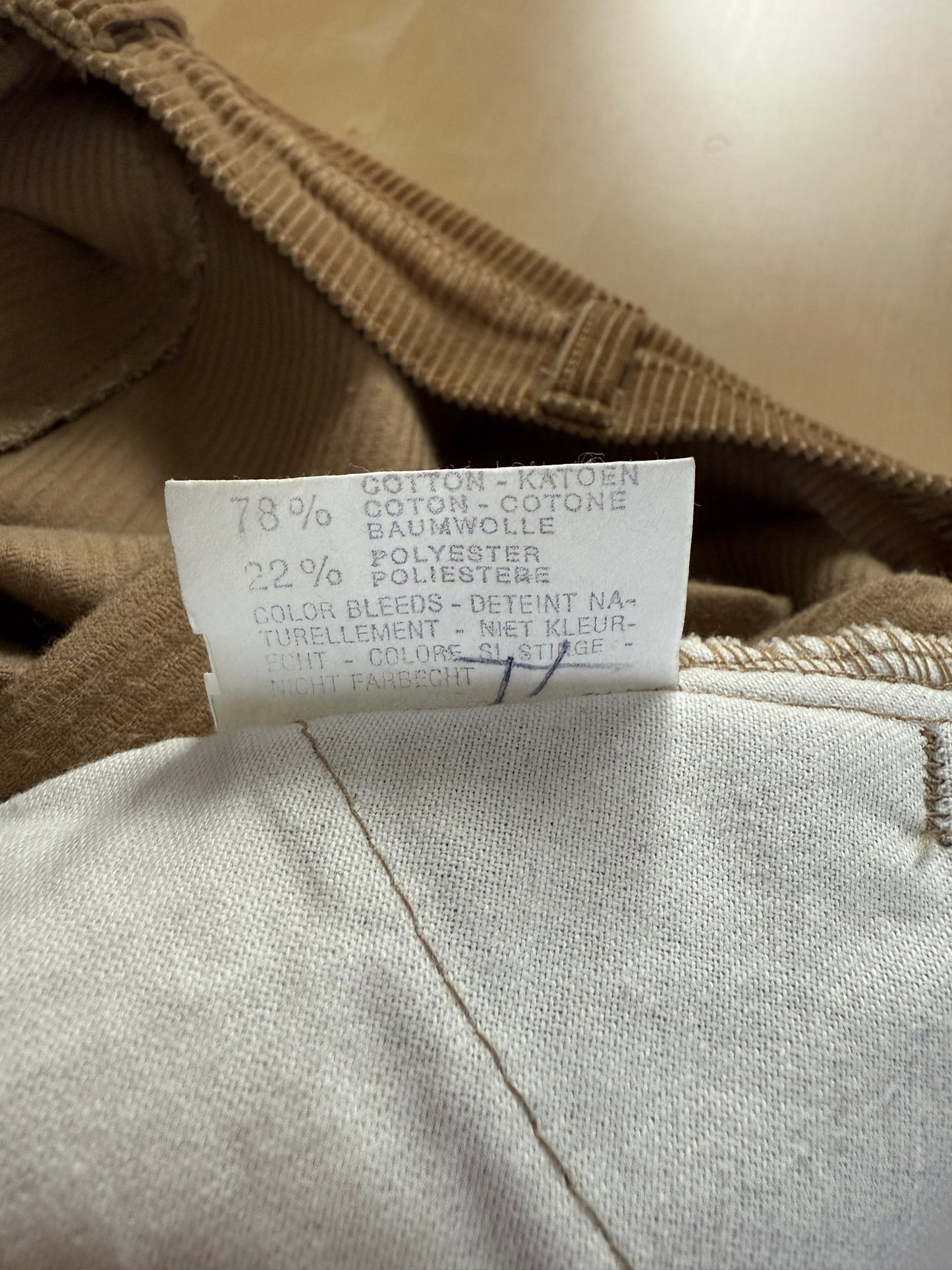 Pantaloni corduroy Levi’s anni ‘80 - tg. 50