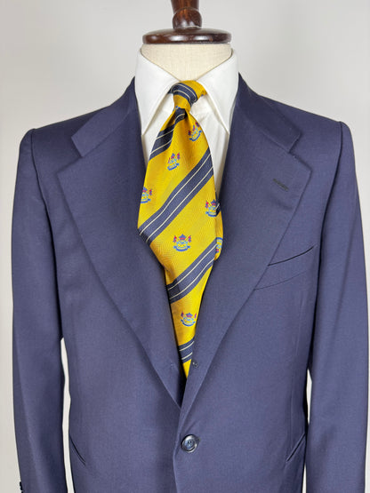 Giacca anni '60/'70 lana-terital blu - tg. 50/52