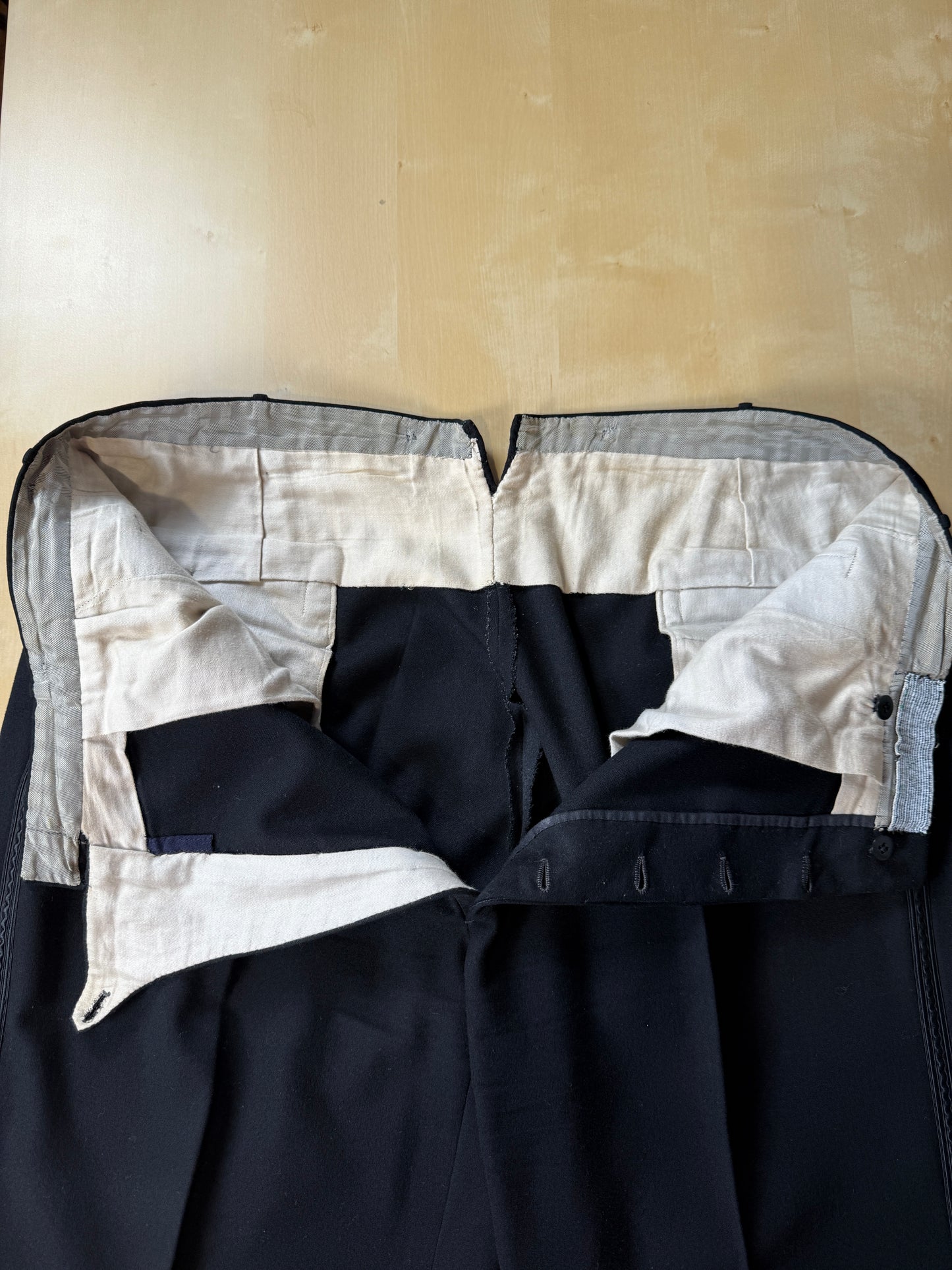 Smoking anni ‘50/‘60 monopetto revers a scialle - tg. 56/58 lunga