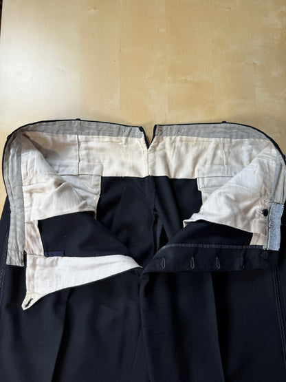 Smoking anni ‘50/‘60 monopetto revers a scialle - tg. 56/58 lunga