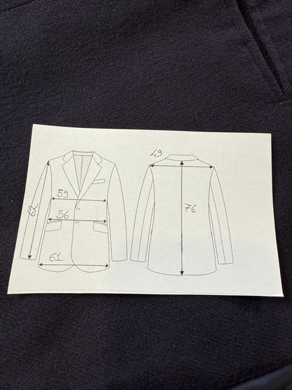 Giacca sartoriale in cashmere anni ‘70 - tg. 52/54