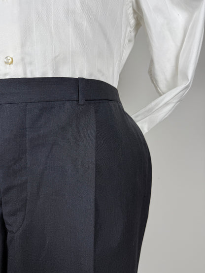 Pantaloni sartoriali fresco lana antracite - tg. 60