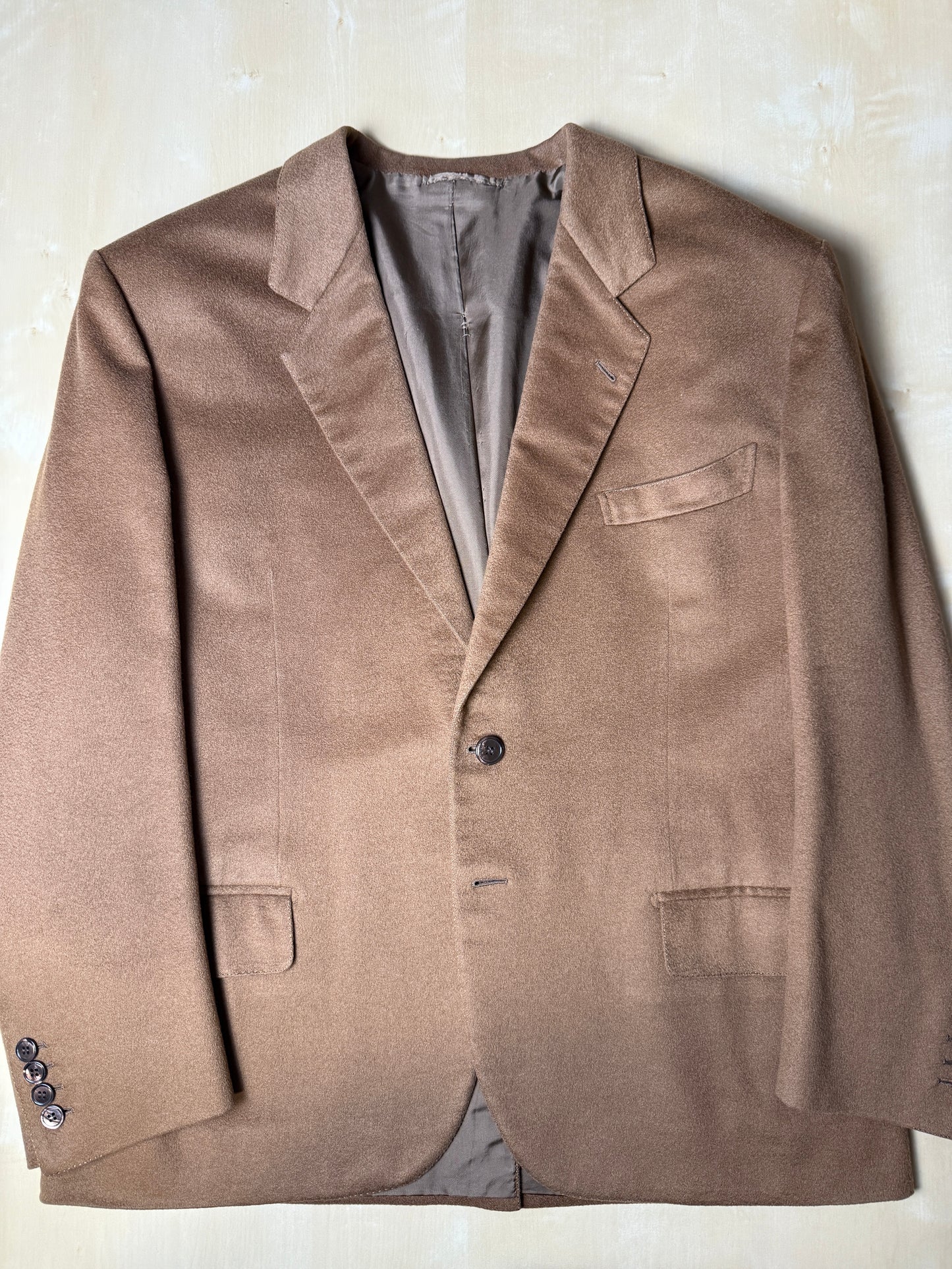 Giacca sartoriale in panno 100% cashmere Loro Piana - tg. 52/54 corta