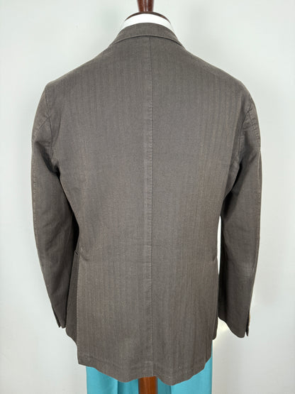 Giacca Tagliatore in cotone herringbone sfoderata - tg. 50