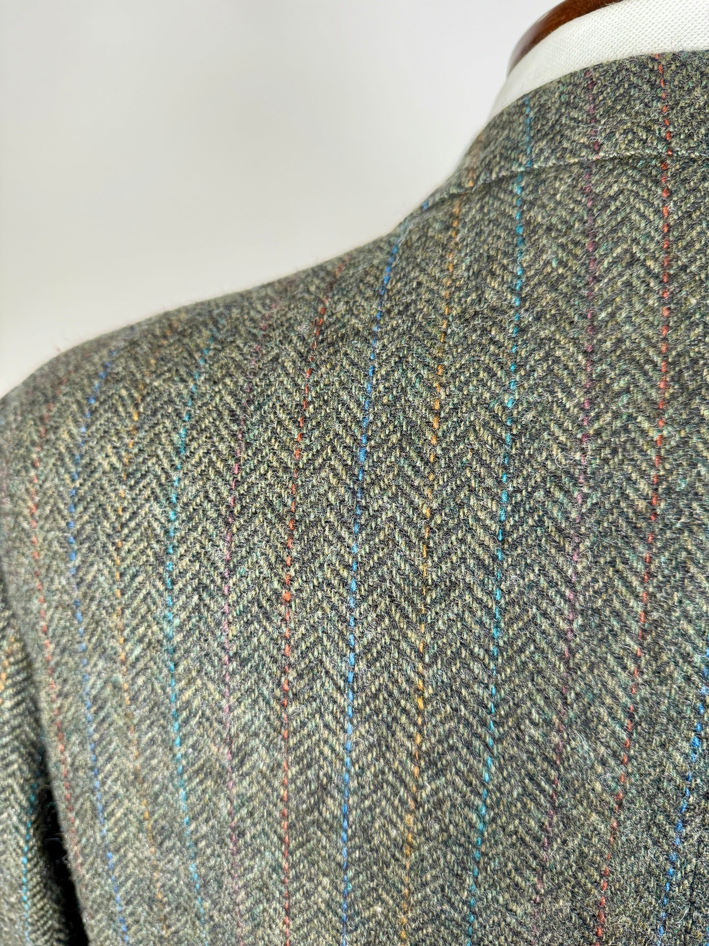 Giacca Daks shetland tweed spigato - tg. 52/54