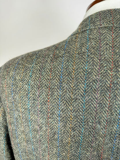 Giacca Daks shetland tweed spigato - tg. 52/54