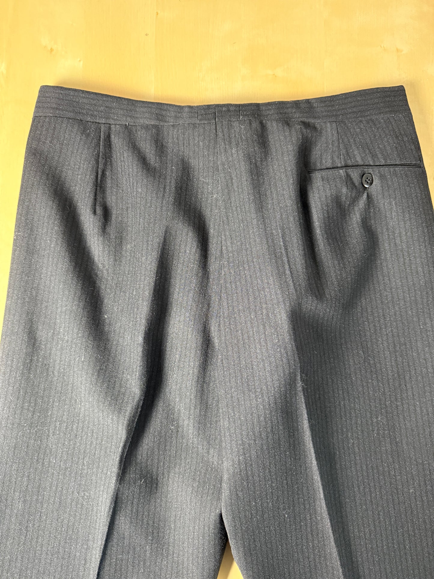 Completo sartoriale anni ‘50/‘60 monopetto revers a lancia - tg. 50 corta