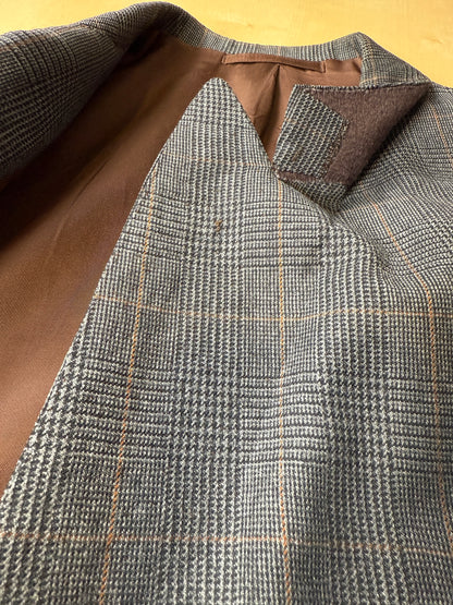 Giacca doppiopetto sartoriale anni ‘60 principe di Galles - tg. 58/60