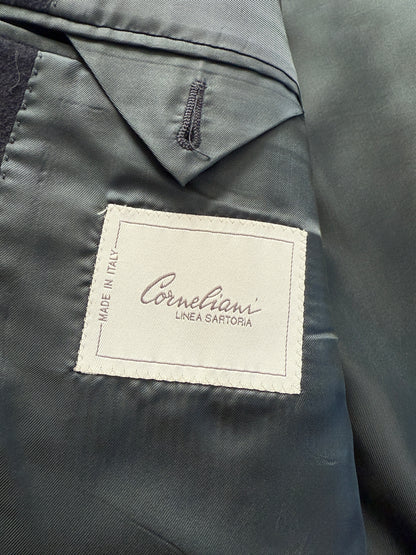 Giacca Corneliani in panno di lana blu - tg. 56