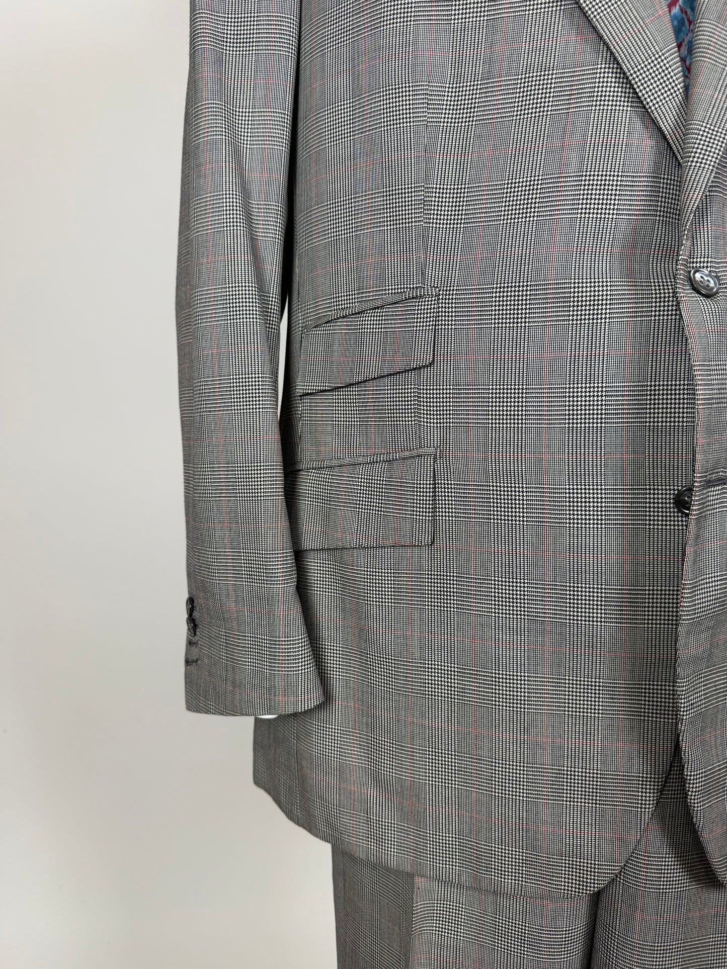 Completo sartoriale principe di Galles pettinato - tg. 54/56