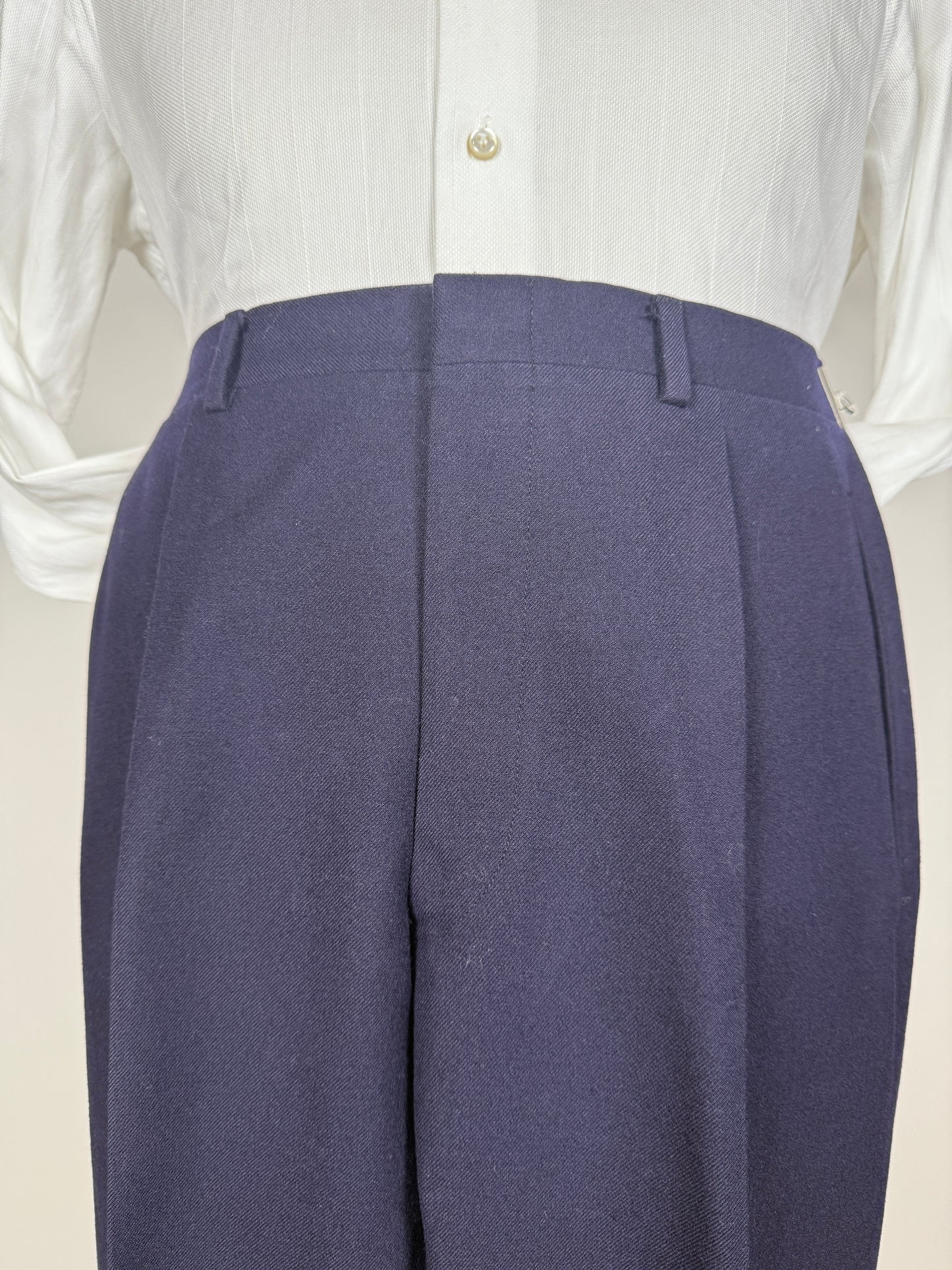 Completo anni ‘60 flanella blu - tg. 46