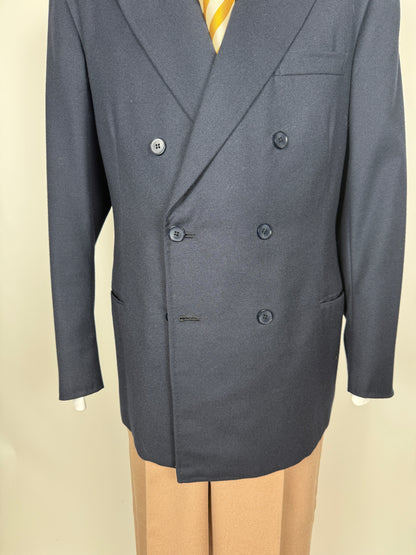 Giacca blazer doppiopetto sartoriale anni ‘50/‘60 - tg. 52/54