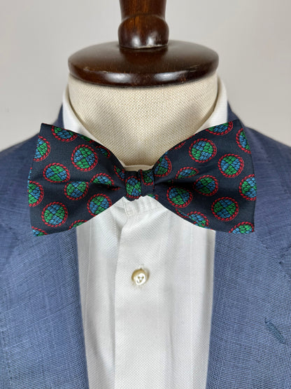 Papillon vintage navy medaglioni