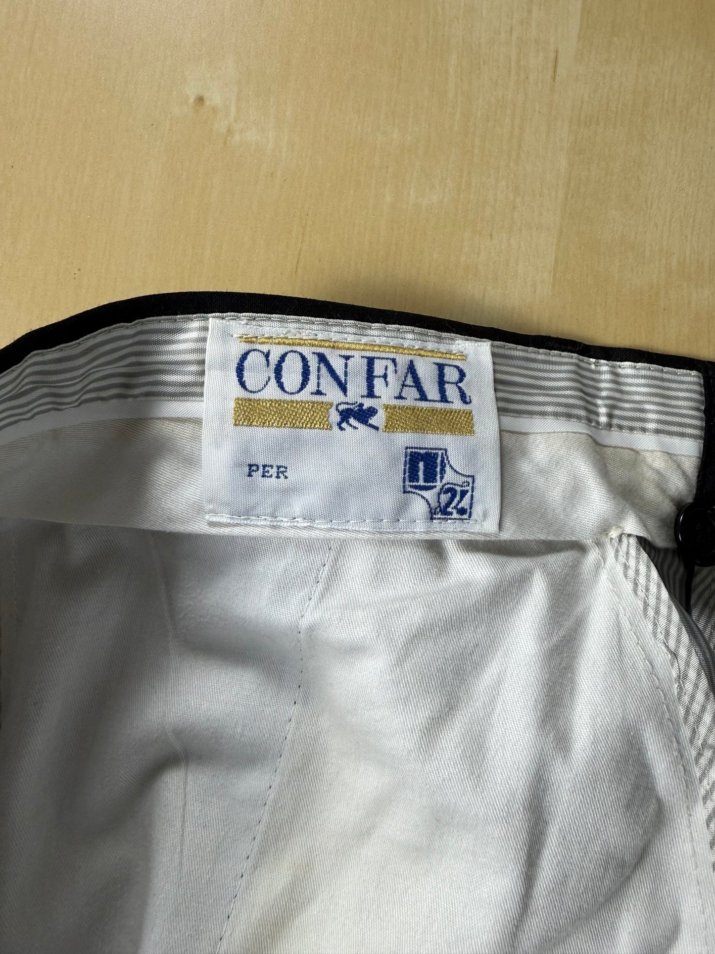 Pantaloni fresco lana blu notte - tg. 48/50