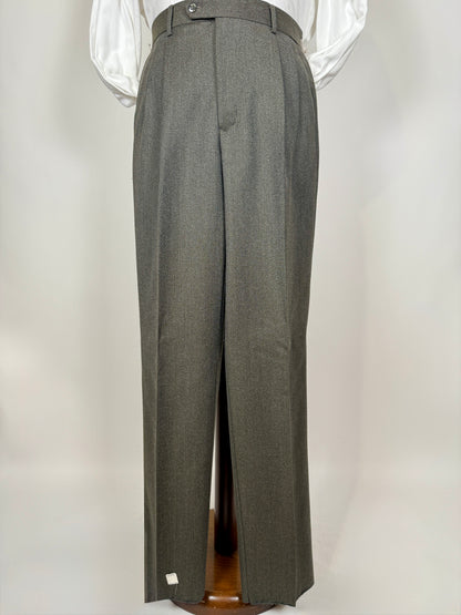 Completo anni ‘80 in covert verde/cachi (NOS) - tg. 48