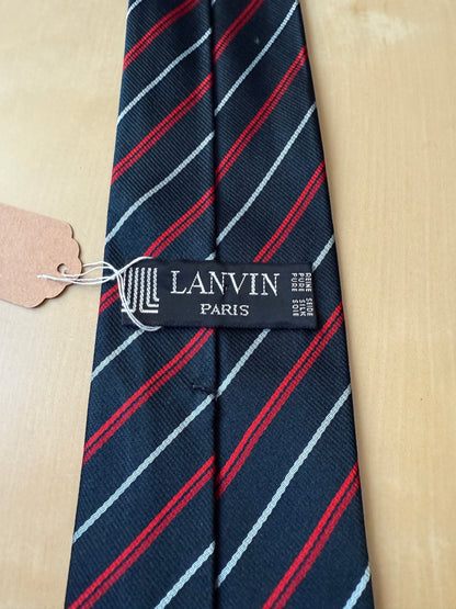 Cravatta Lanvin righe regimental