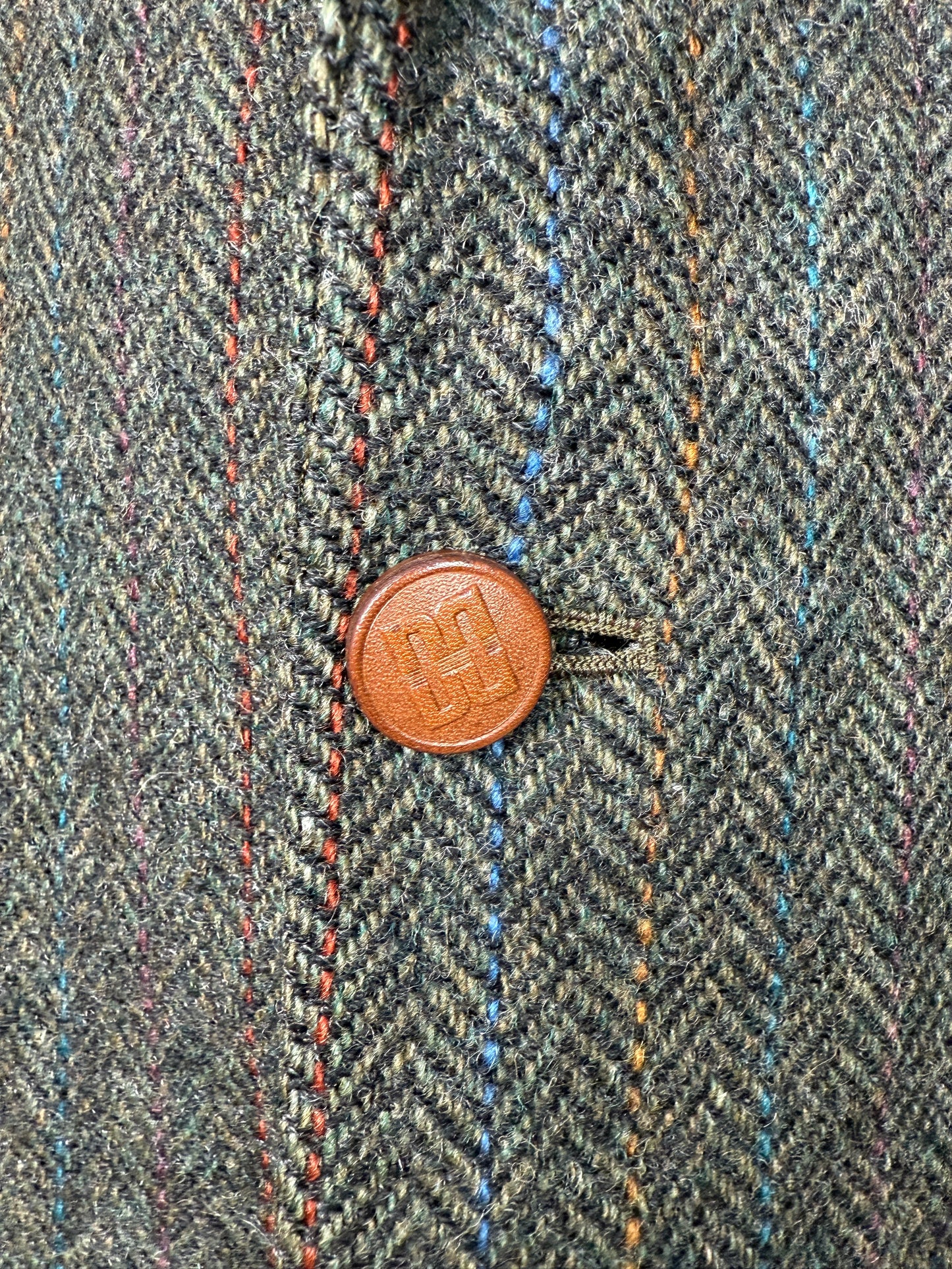 Giacca Daks shetland tweed spigato - tg. 52/54