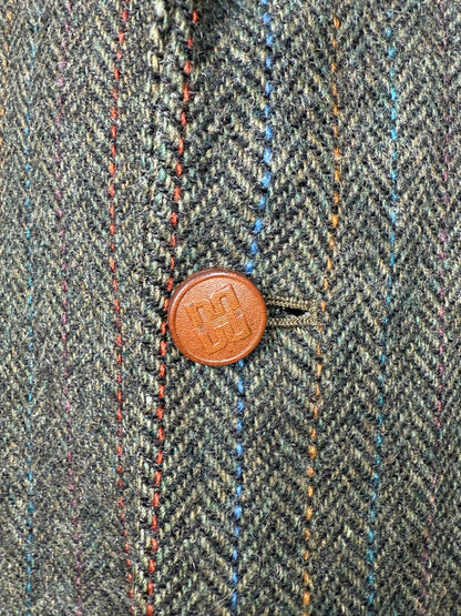 Giacca Daks shetland tweed spigato - tg. 52/54