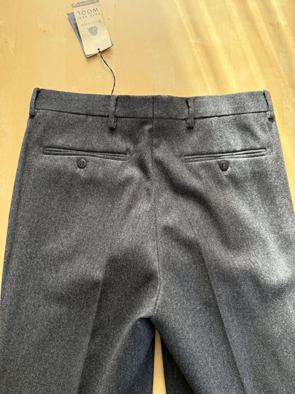 Pantaloni anni ‘90 flanella antracite (NOS) - tg. 46/48