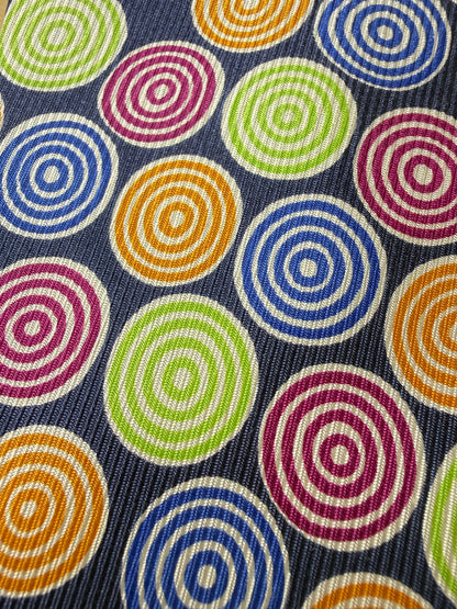 Cravatta Missoni vintage cerchi concentrici