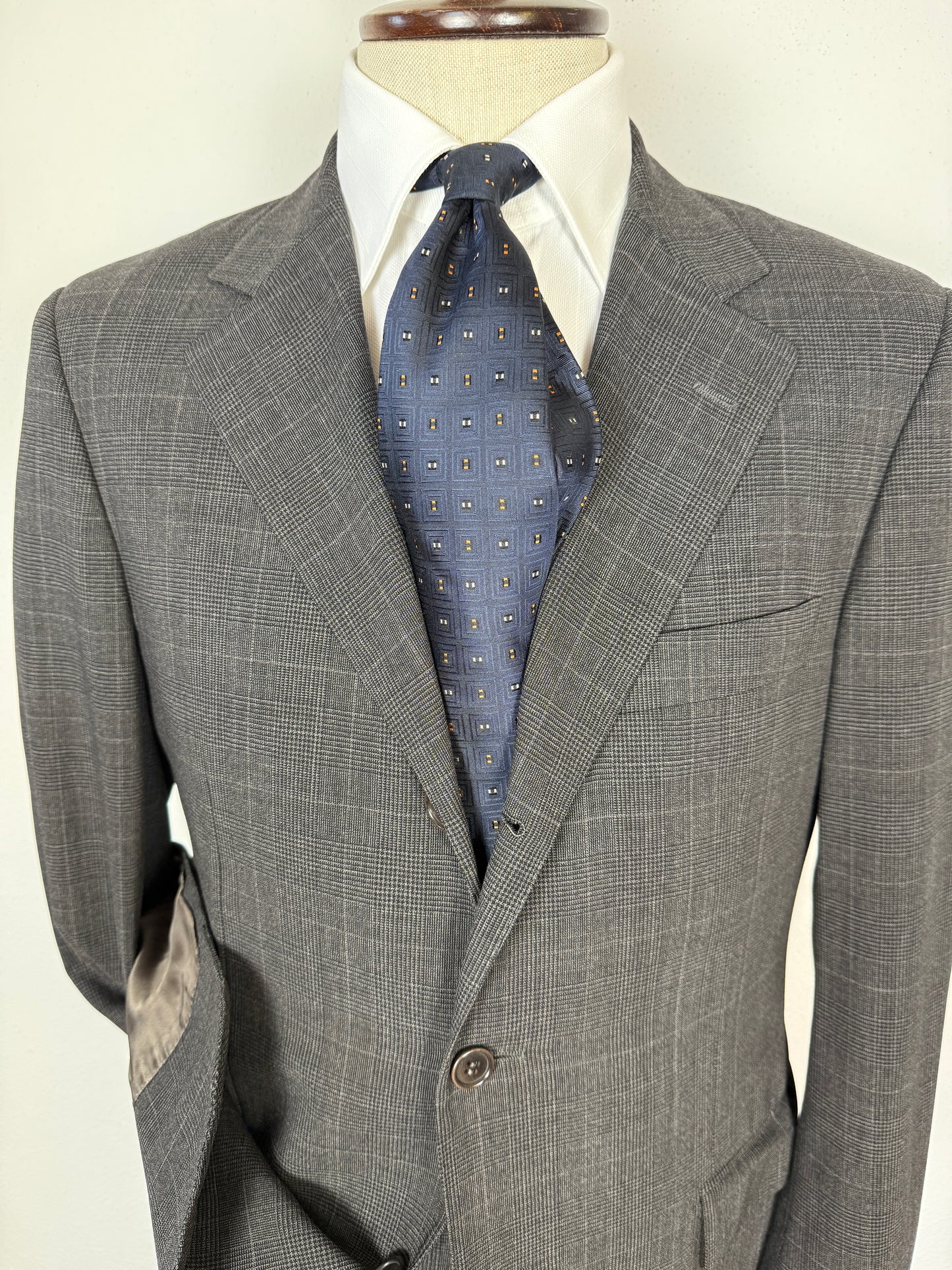 Completo Caruso in fresco lana sfoderato principe di Galles - tg. 50