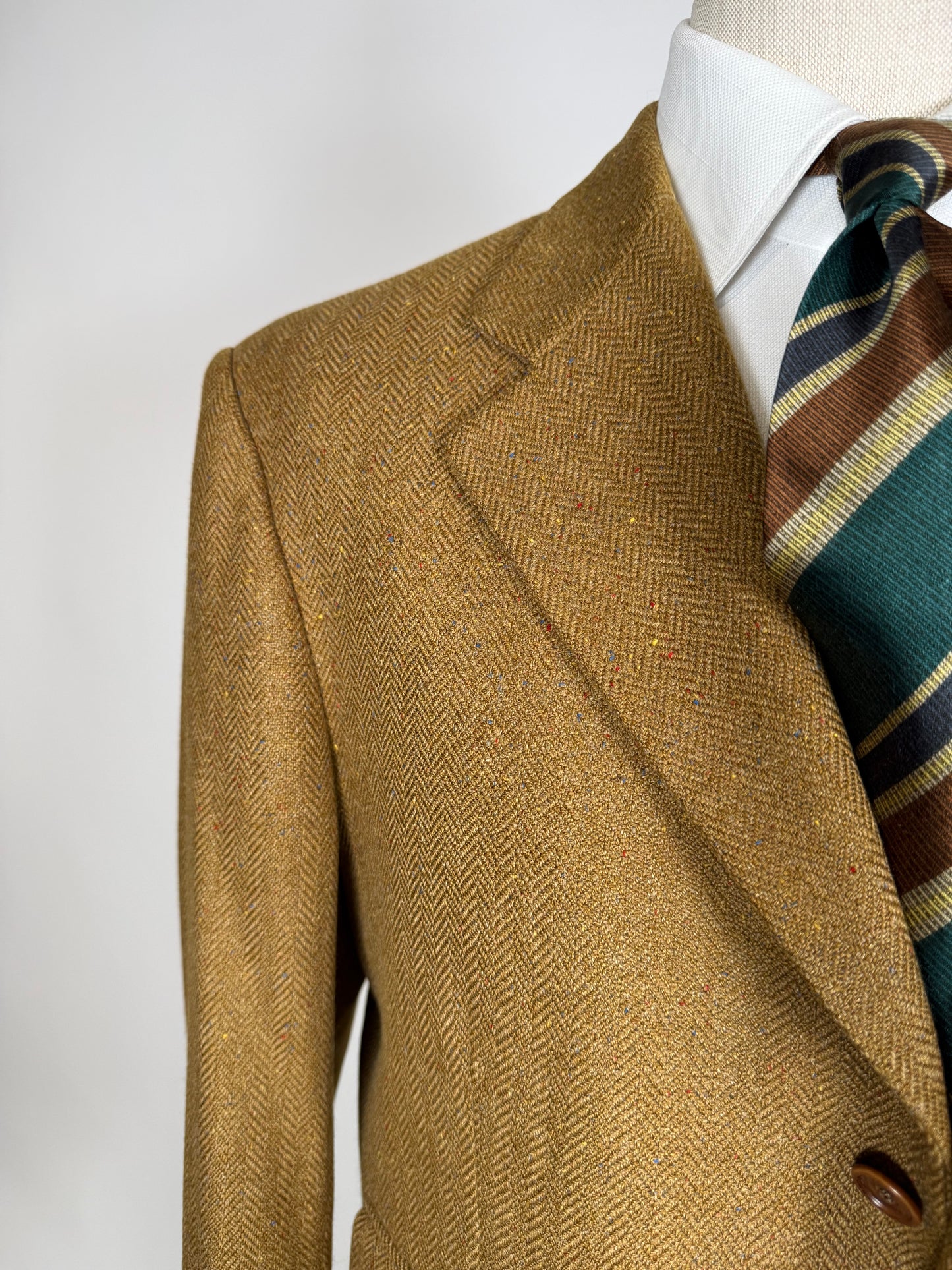 Giacca anni '90 100% cashmere donegal tess. Loro Piana - tg. 50/52