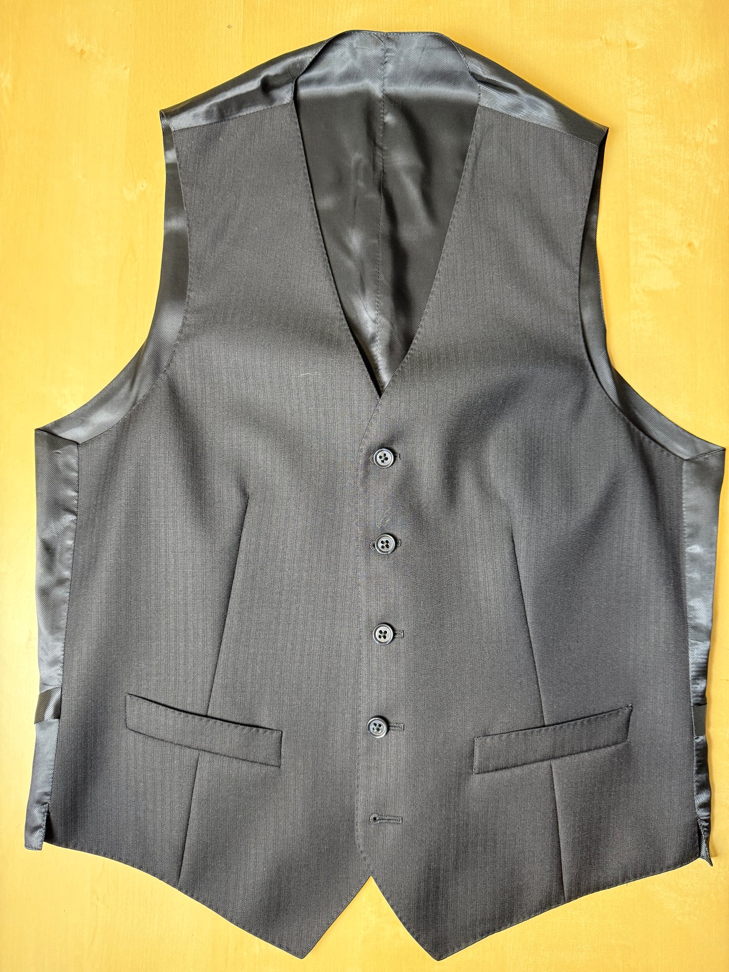 Giacca + panciotto Corneliani lana pettinata blu - tg. 50