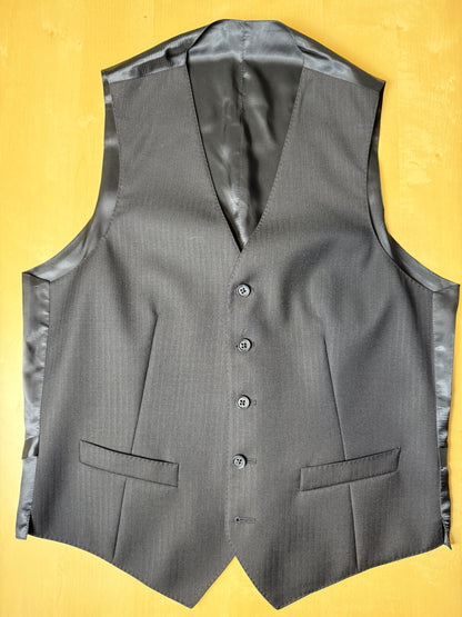 Giacca + panciotto Corneliani lana pettinata blu - tg. 50