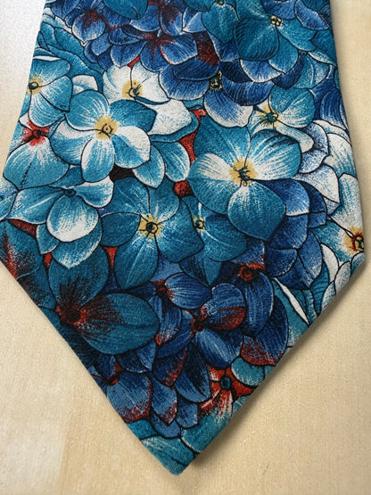 Cravatta Yves Saint Laurent vintage floreale