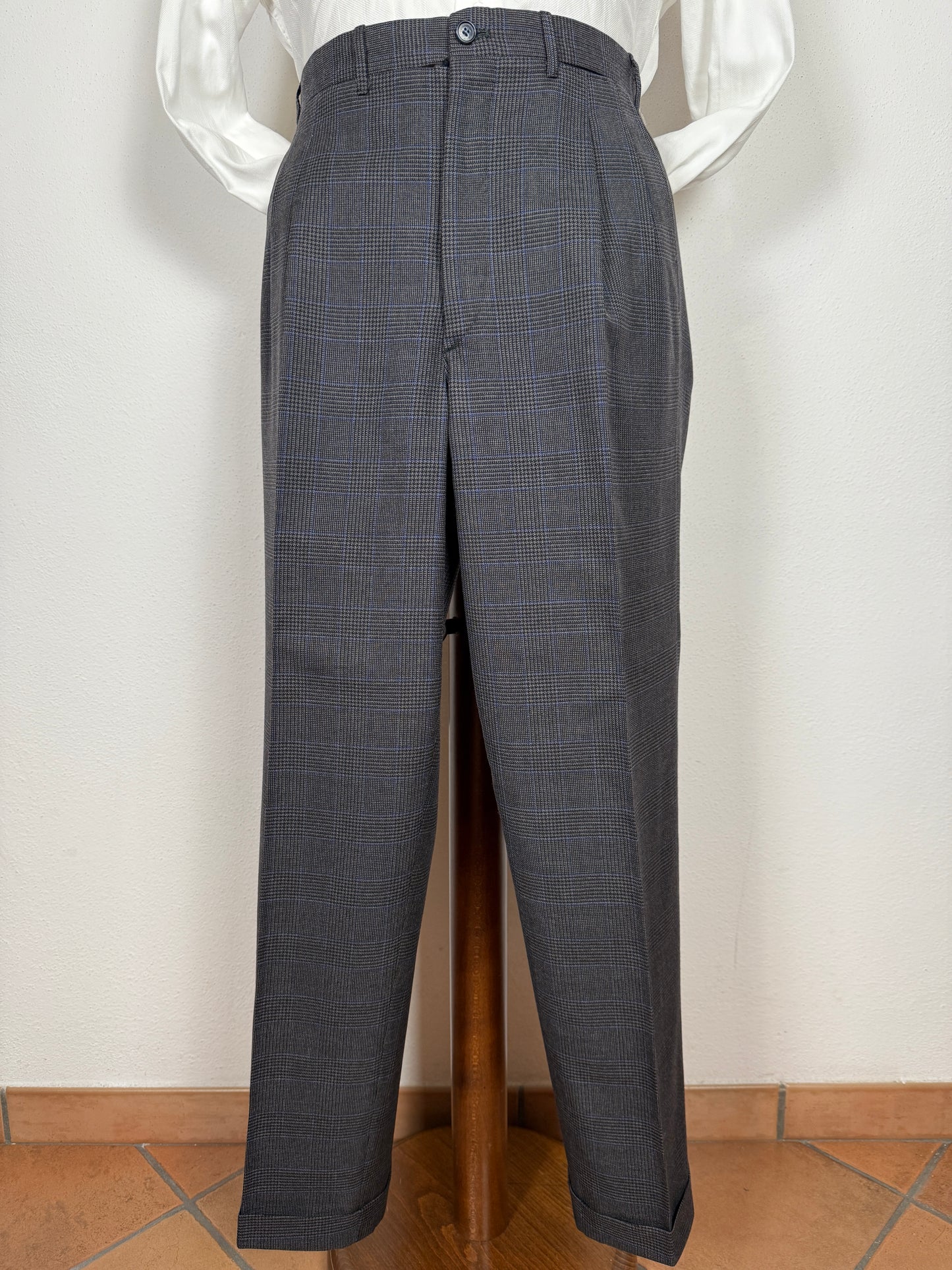 Completo 3 pezzi sartoriale principe di Galles - tg. 50