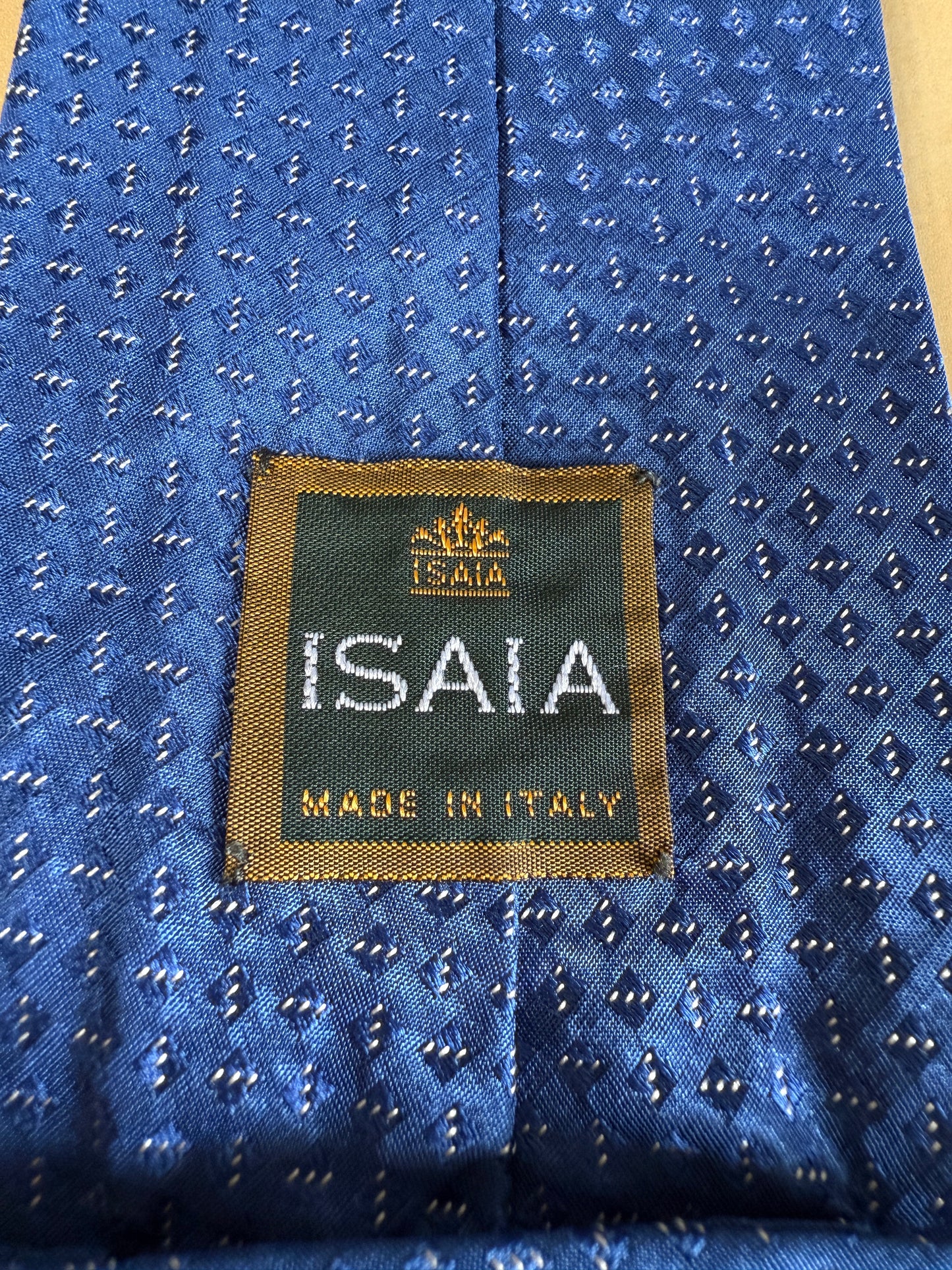 Cravatta Isaia napoletana 7 pieghe